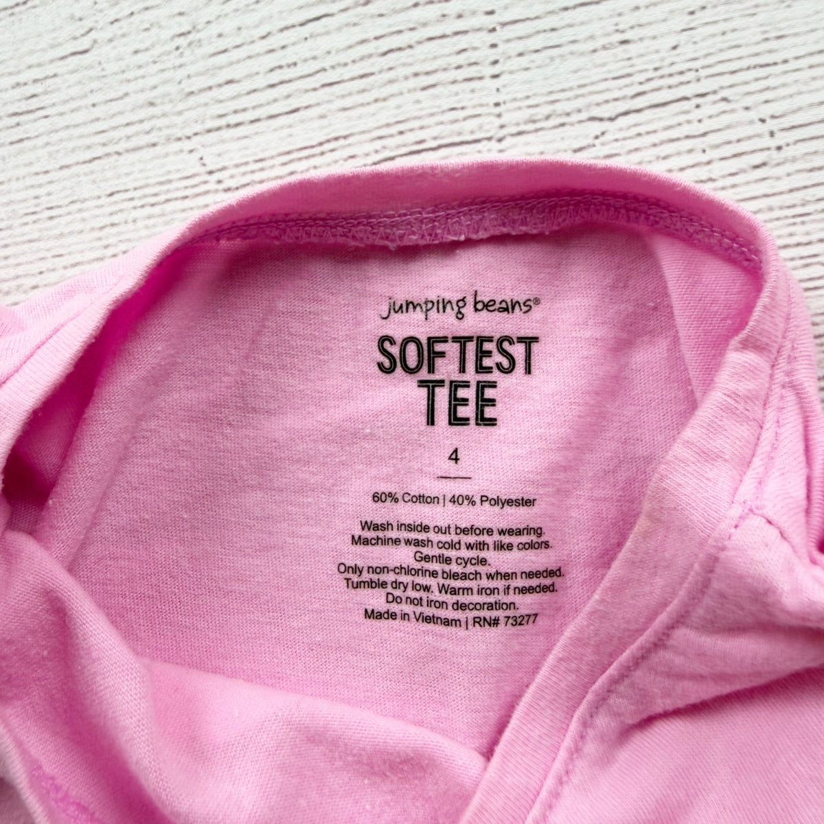 Jumping Beans Softest Tee Pink Bunny Strawberry Sunglasses Graphic Girls 4