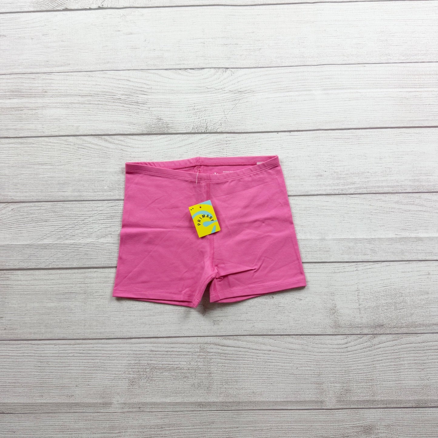 Primary Girls Pink Bike Shorts Cotton Blend NWT 6-7