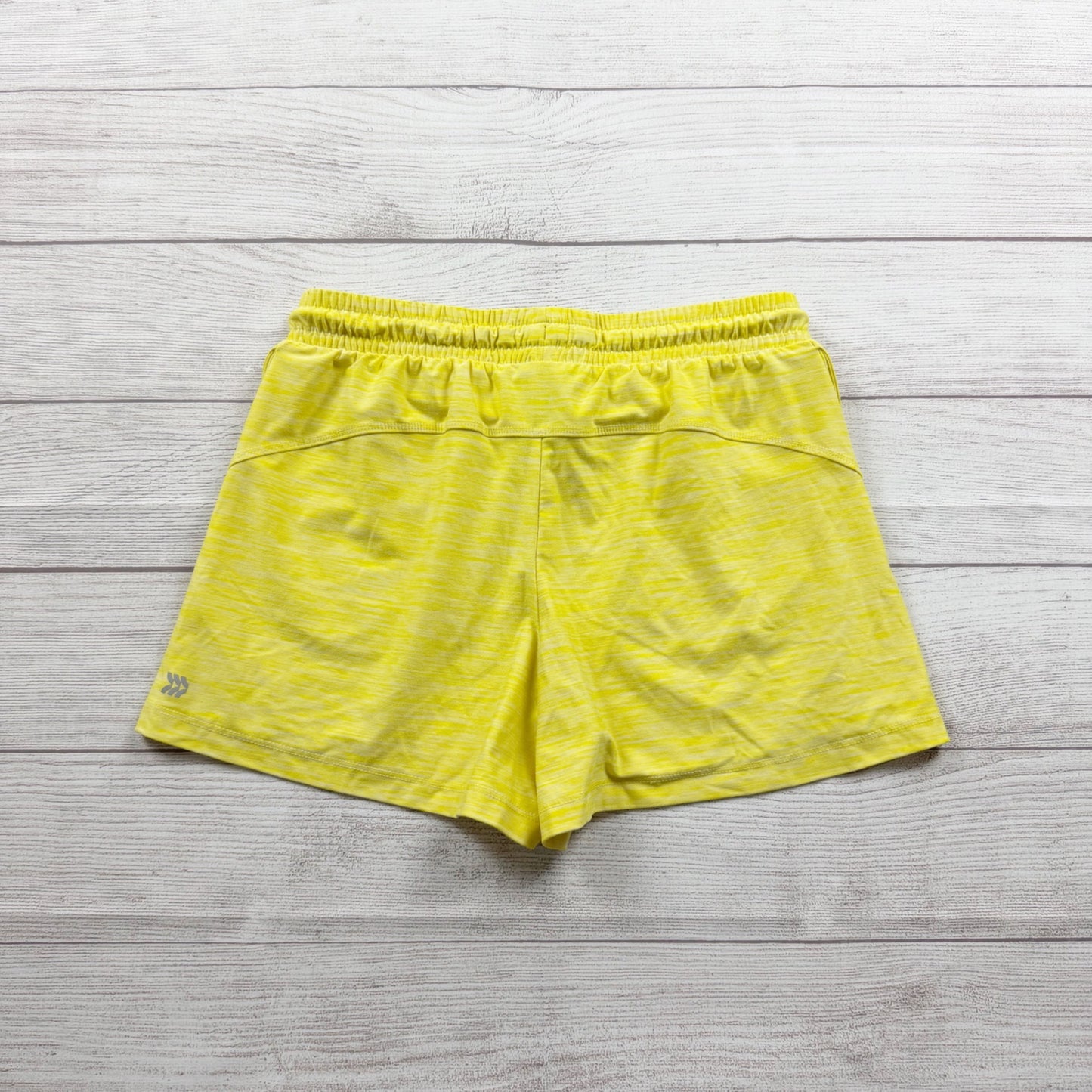 All in Motion Girls Athletic Shorts Yellow Running Workout Shorts XL 14