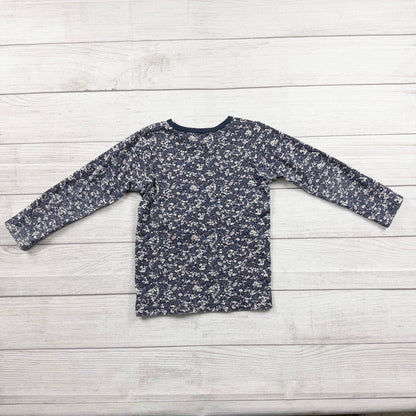 Jamie Kay Organic Cotton Long Sleeve Top Navy Floral 5