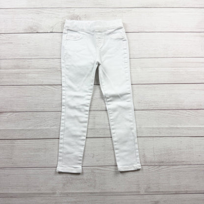 Vineyard Vines Girls White Jeggings Jeans Adjustable Waist Stretch 6
