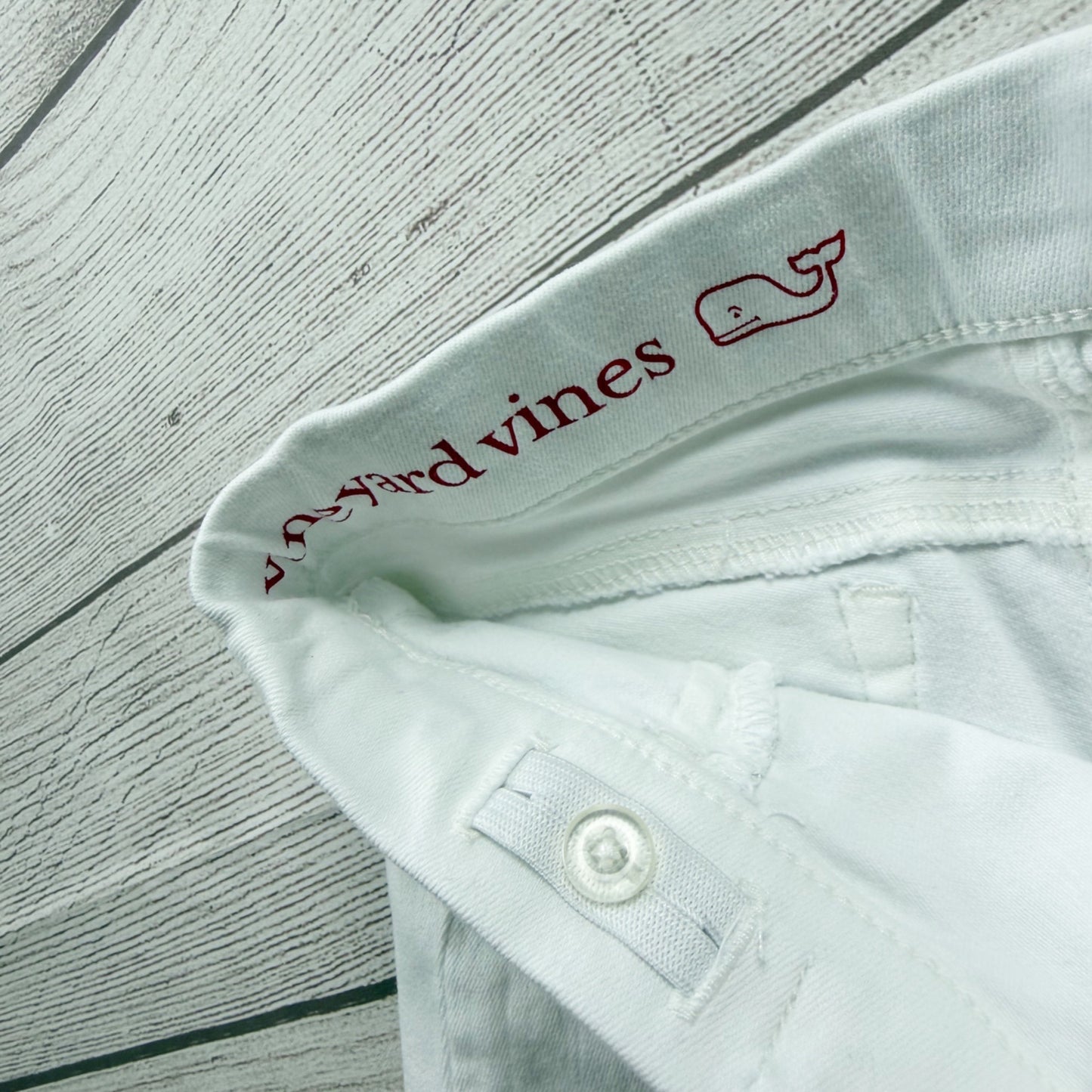 Vineyard Vines Girls White Jeggings Jeans Adjustable Waist Stretch 6