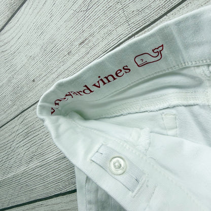 Vineyard Vines Girls White Jeggings Jeans Adjustable Waist Stretch 6