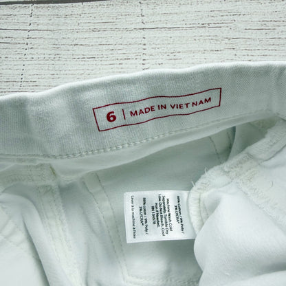 Vineyard Vines Girls White Jeggings Jeans Adjustable Waist Stretch 6