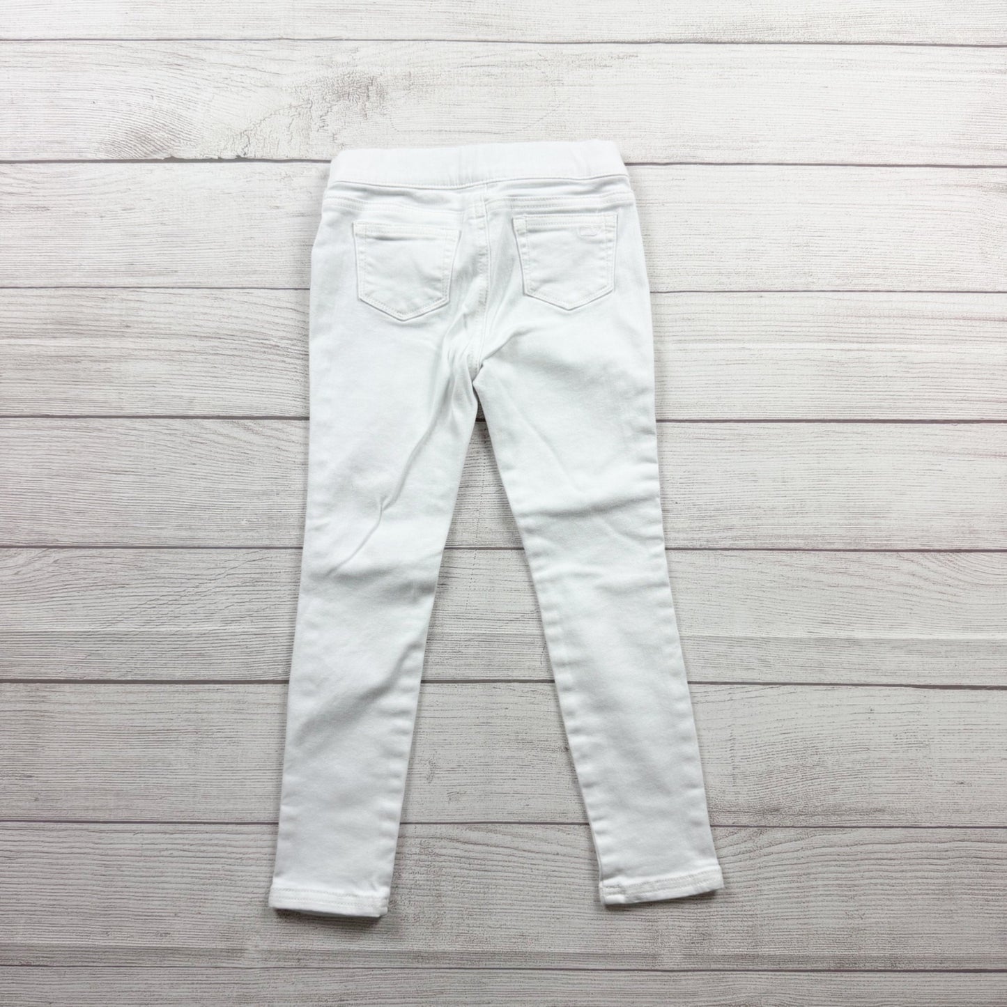 Vineyard Vines Girls White Jeggings Jeans Adjustable Waist Stretch 6