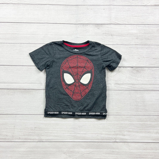 Marvel SpiderMan Toddler Boys T-Shirt Short Sleeve Graphic Tee Spider Mask 3T