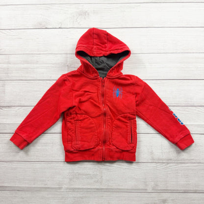 Marvel Spider-Man Kids Zip Hoodie Graphic Sweatshirt Jacket 3-4