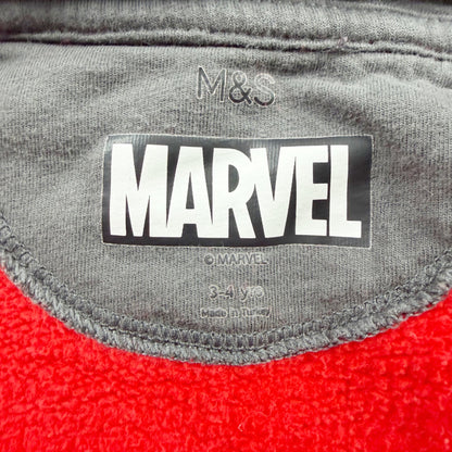 Marvel Spider-Man Kids Zip Hoodie Graphic Sweatshirt Jacket 3-4