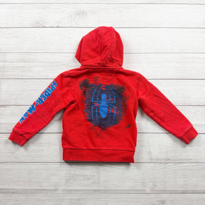 Marvel Spider-Man Kids Zip Hoodie Graphic Sweatshirt Jacket 3-4