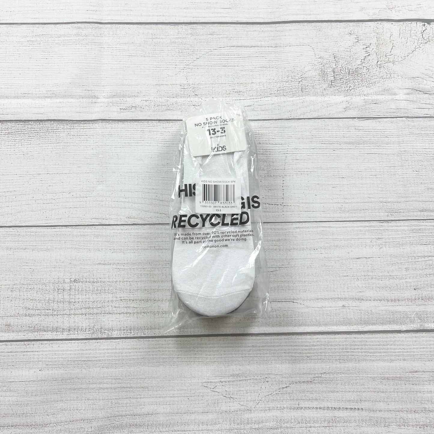 Cotton On Kids No Show Socks New Sizes 13-3