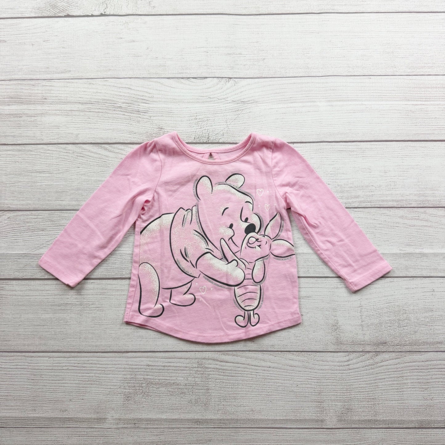 Disney Jumping Beans Baby Long Sleeve Shirt Winnie The Pooh Graphic 12-18 Months