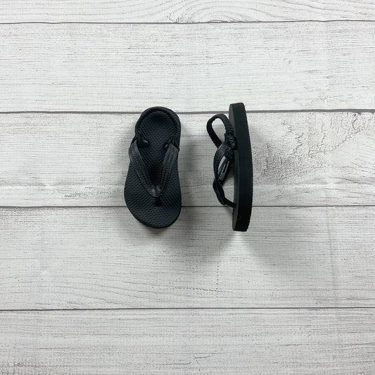 Cat & Jack Black Flip Flops Sandals Kids Toddler 5-6