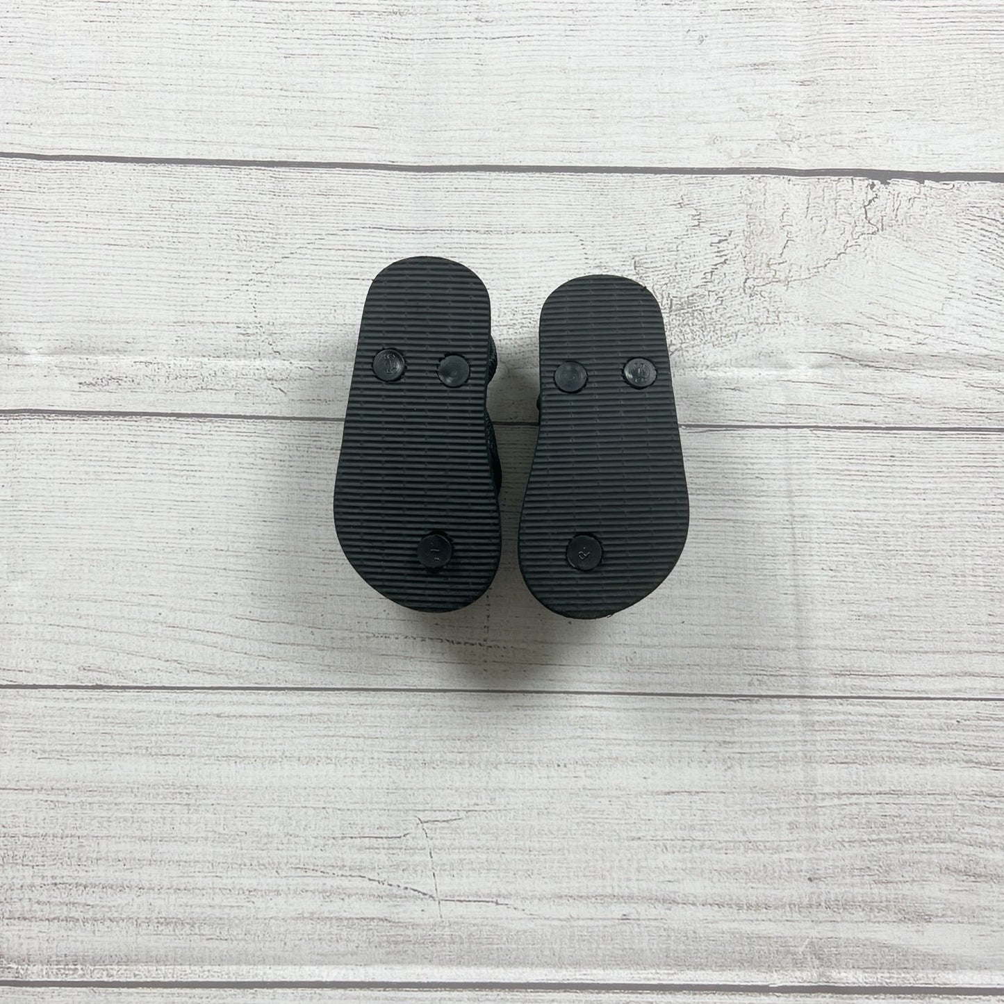 Cat & Jack Black Flip Flops Sandals Kids Toddler 5-6