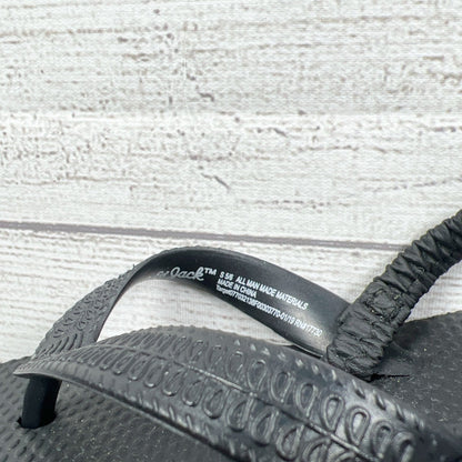 Cat & Jack Black Flip Flops Sandals Kids Toddler 5-6