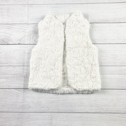 Carter’s Toddler Girl Sherpa Vest Faux Fur Floral Lined Sleeveless Jacket 5