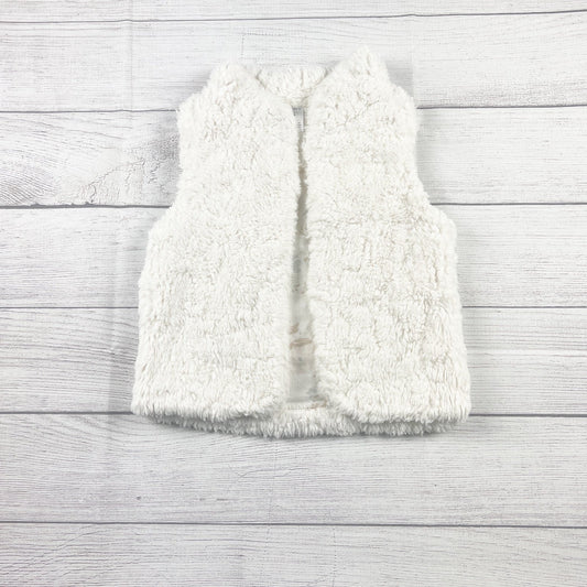 Carter’s Toddler Girl Sherpa Vest Faux Fur Floral Lined Sleeveless Jacket 5