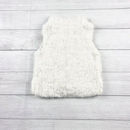 Carter’s Toddler Girl Sherpa Vest Faux Fur Floral Lined Sleeveless Jacket 5