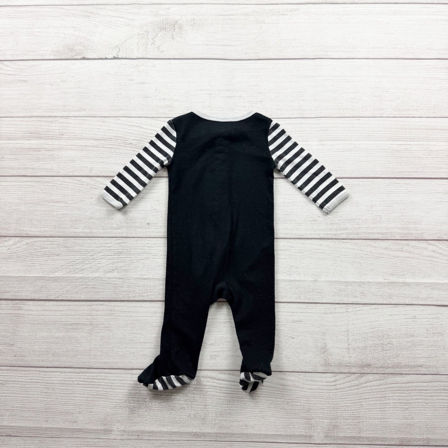 Disney Tim Burtons Nightmare Before Christmas Footed Romper Sleeper 0-3 Months