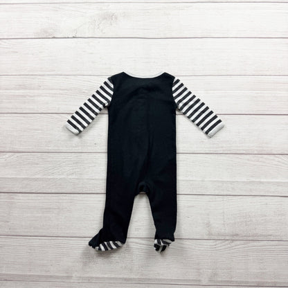 Disney Tim Burtons Nightmare Before Christmas Footed Romper Sleeper 0-3 Months