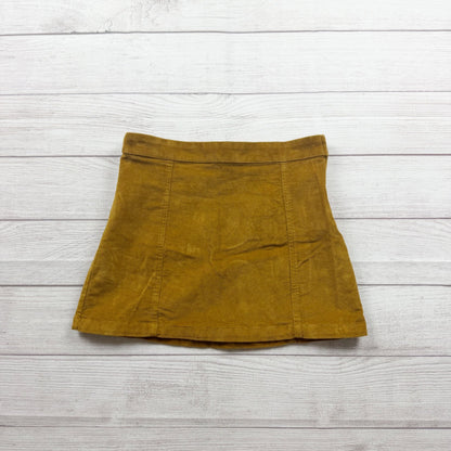 Crewcuts Corduroy A-Line Mustard Yellow Girls Skirt Classic Design 12