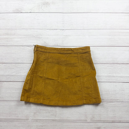Crewcuts Corduroy A-Line Mustard Yellow Girls Skirt Classic Design 12
