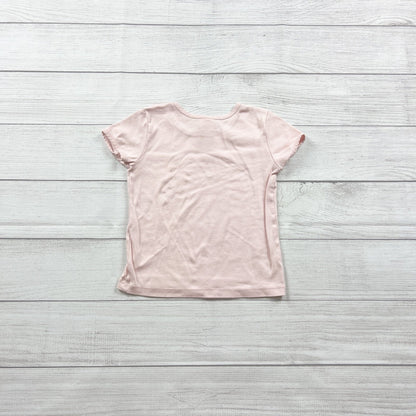 Hanna Andersson Girls Pink Short Sleeve T-Shirt Pima Cotton Tee 5