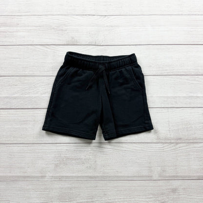 Cat & Jack Toddler Shorts Black Drawstring Sweatshorts Pull-On Kids XS 4-5