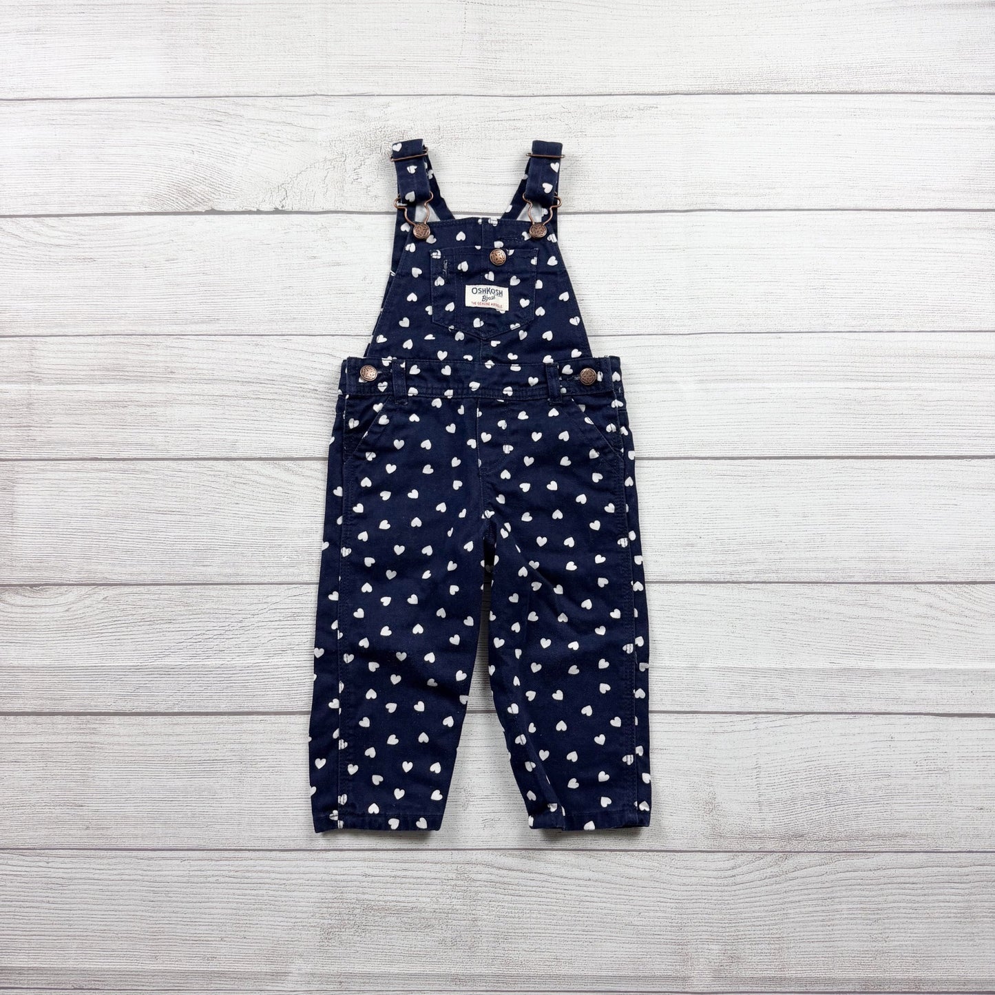 9-12M | Print Overalls
