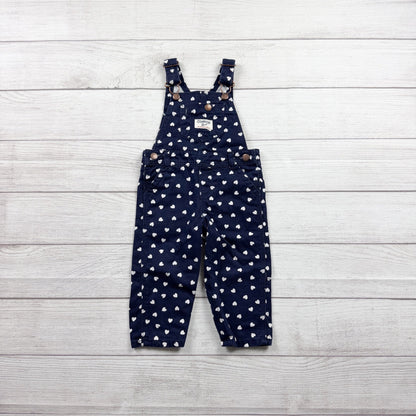 9-12M | Print Overalls