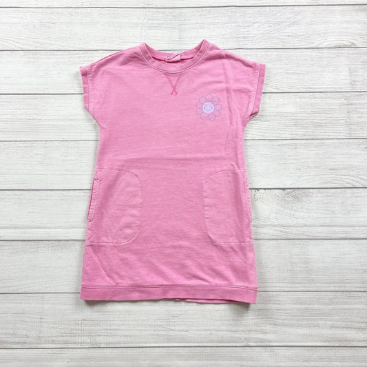 Cotton On Pink Girls T-Shirt Dress Front Pockets "Grow Wild" Graphic 6