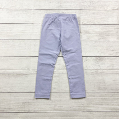 Hanna Andersson Girls Lavender Leggings Classic Stretch Pants NEW 4