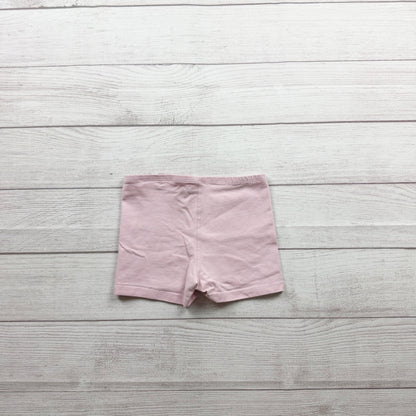 Primary Girls Pink Bike Cotton Blend Shorts Stretchy Comfortable Fit 6-7
