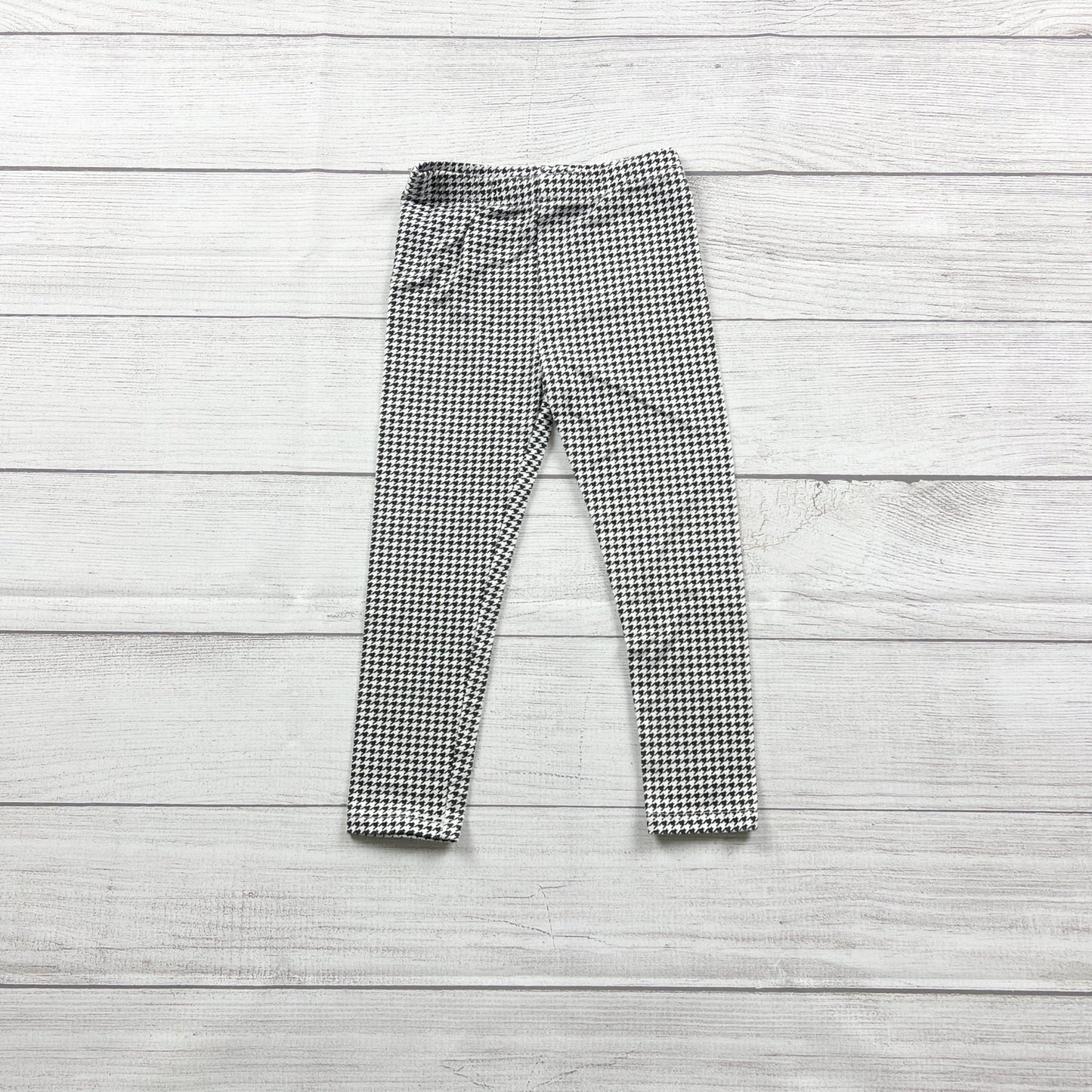 Cat & Jack Houndstooth Leggings Toddler Girls Stretch Pull On Pants 3T
