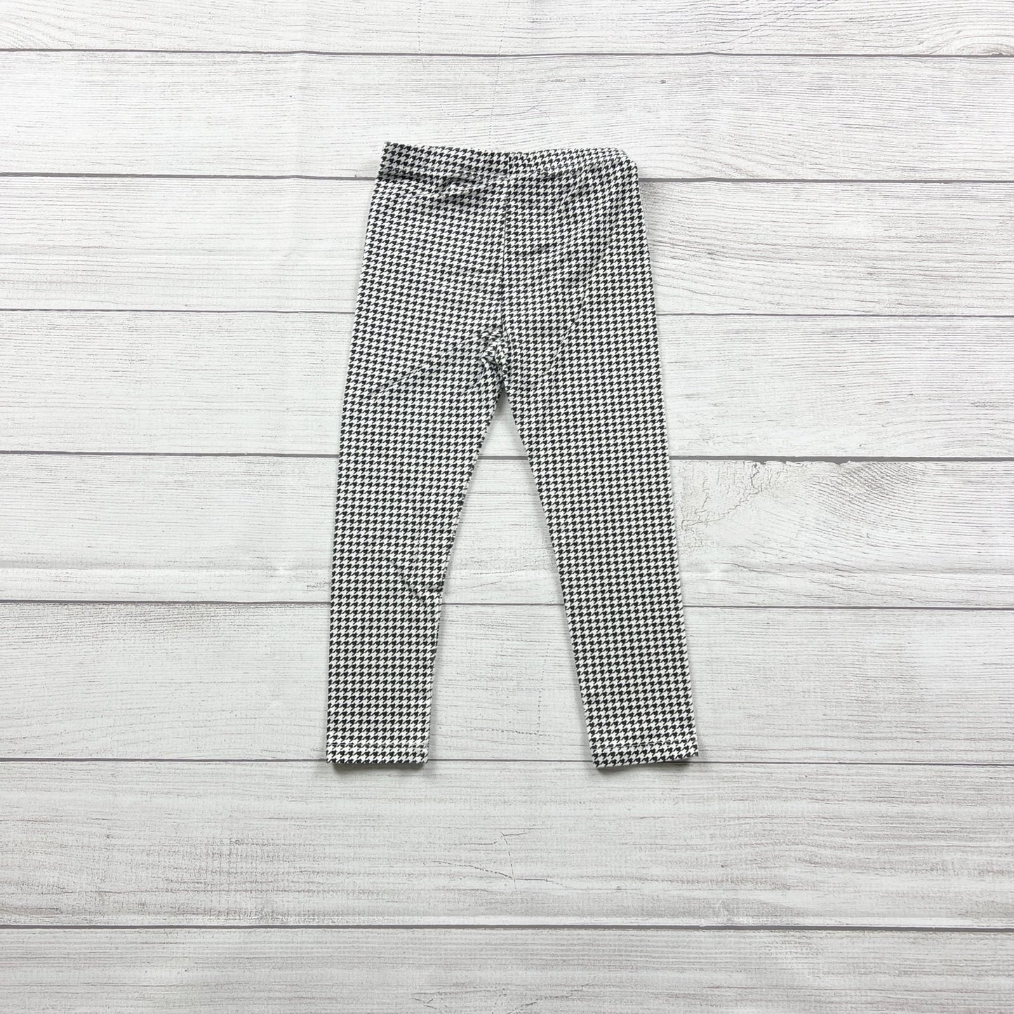 Cat & Jack Houndstooth Leggings Toddler Girls Stretch Pull On Pants 3T