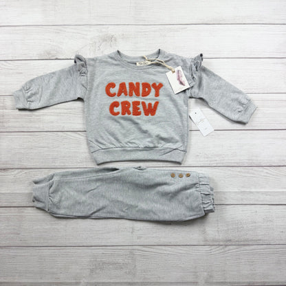Jessica Simpson Halloween “Candy Crew” 2-Piece Outfit Toddler Girl Set NWT 2T