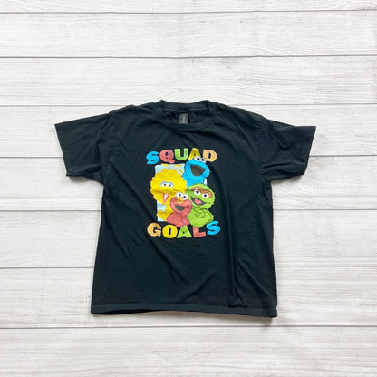 Gildan Black Short Sleeve Squad Goals Graphic T-Shirt Characters S 6-8