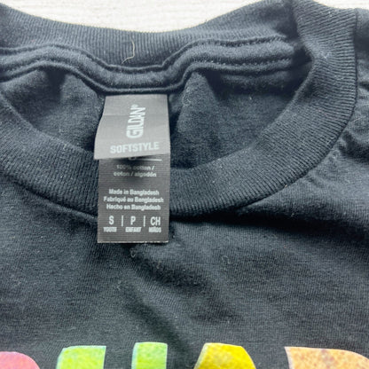 Gildan Black Short Sleeve Squad Goals Graphic T-Shirt Characters S 6-8