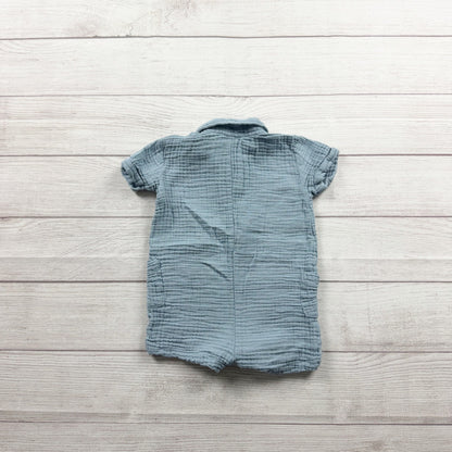 Little Lad Baby Boys Romper Gauze Short Sleeve One Piece Outfit 12-18 Months