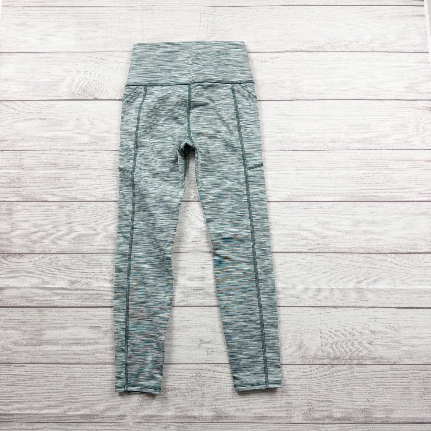 All in Motion Girls Leggings High Rise Athletic Pants Stretch Pockets 7-8