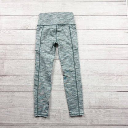 All in Motion Girls Leggings High Rise Athletic Pants Stretch Pockets 7-8