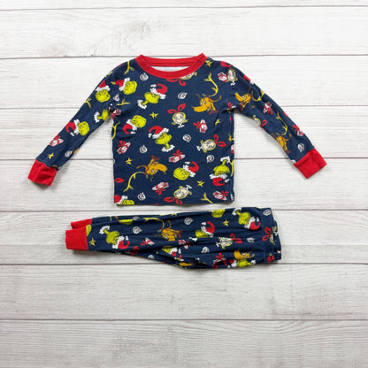 Grinch Carter's Pajama Set Christmas Holiday Print Sleepwear 18-24 Months