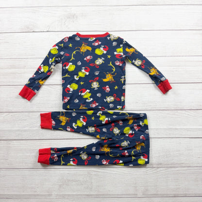 Grinch Carter's Pajama Set Christmas Holiday Print Sleepwear 18-24 Months