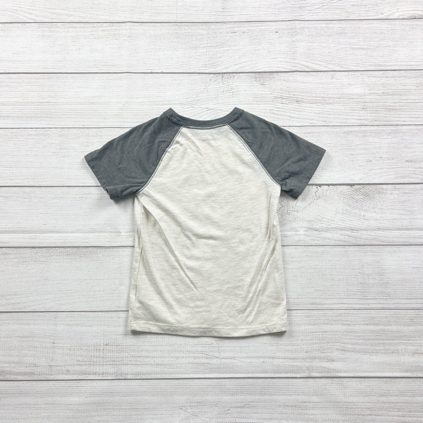Cat & Jack Raglan T-Shirt Toddler Boys Short Sleeve Baseball Tee 3T