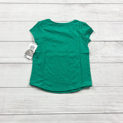 Star Wars Grogu Toddler Girl T-Shirt Green “Luckiest in the Galaxy” NWT 3T
