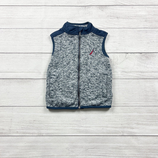Nautica Baby Boys Fleece Vest Full Zip Warm Layer 18 Months