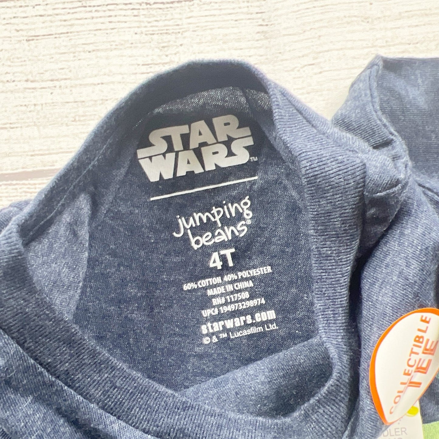Star Wars Toddler Shirt “Snack Time!” Grogu Baby Yoda Graphic Tee NWT 4T