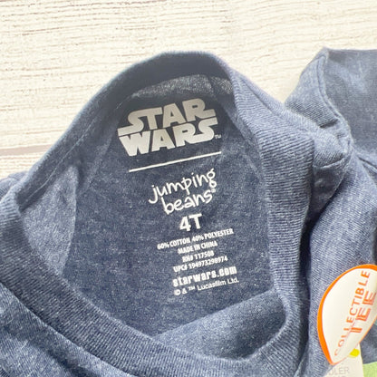 Star Wars Toddler Shirt “Snack Time!” Grogu Baby Yoda Graphic Tee NWT 4T