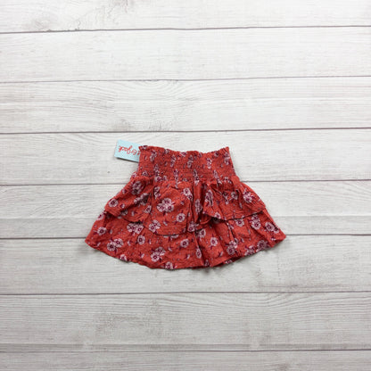 Cat & Jack Toddler Girls Floral Tiered Skirt Lightweight Elastic Waist NWT 2T