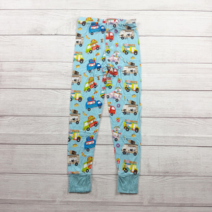 Kiki + Lulu Kids Food Truck Pajama Set Soft Bamboo Viscose Snug Fit 7-8