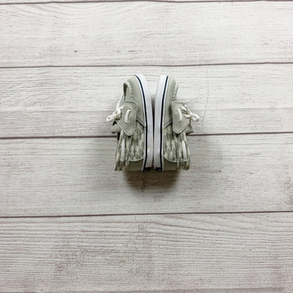 Sperry Baby Toddler Boys Memory Foam Grey Boat Shoes Casual Slip On Comfort US 4
